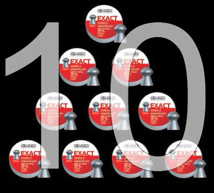 JSB Diabolo Exact 4,52 mm 10 db JSB Diabolo Exact 4,52 mm 10 db