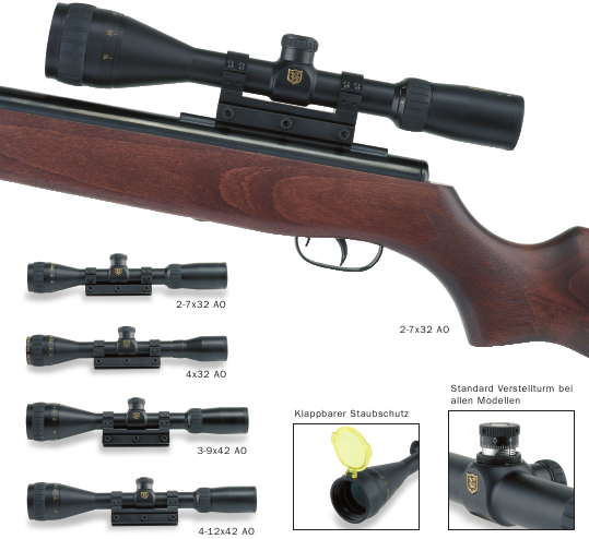 Nikko Stirling Gold Crown Air King 3 - 9 x 42 - 1" MIL-DOT