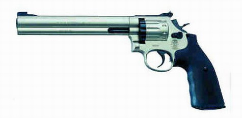 S&W-Revolver 686, 6 Zoll Lauf vernickelt S&W-Revolver 686, 6 Zoll Lauf vernickelt