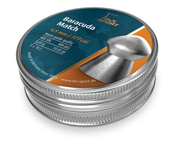 H&N Baracuda Match extra schwer Kaliber 4,50mm légpuska lövedék