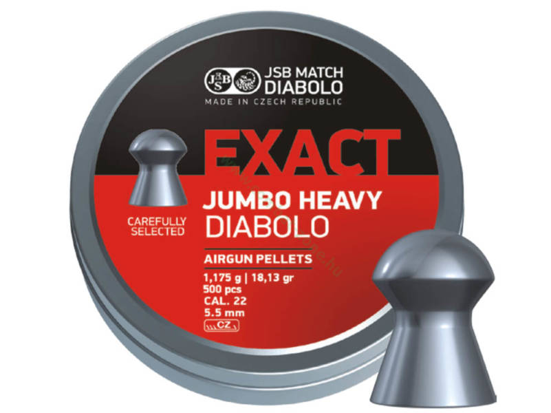 JSB Jumbo Heavy cal. 5.52 (.22) lövedék, 500 db.