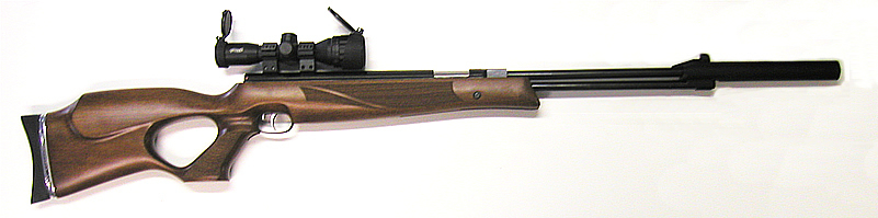 WEIHRAUCH HW 77 K Lochsc., ZF, Schalld., Kal 4,5 mm légfegyver WEIHRAUCH HW 77 K Lochsc., ZF, Schalld., Kal 4,5 mm légfegyver