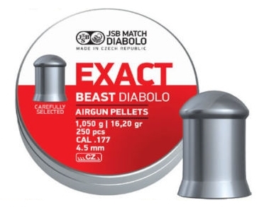 JSB Exact Beast 4.52 mm 1,050 grammos lövedék JSB Exact Beast 4.52 mm 1,050 grammos lövedék