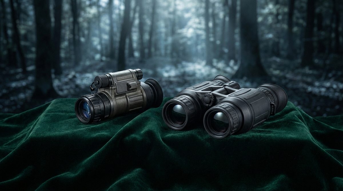 Éjjellátó távcső - legjobb modellek vadászoknak